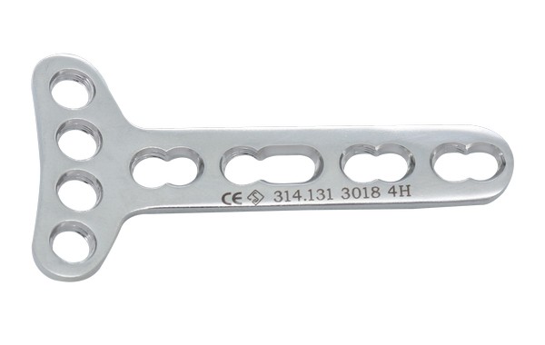 LC-LCP Small T.Plate for Ø 3.5mm 4Hole In Head