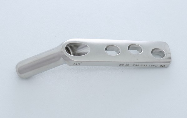 DHS Barrel Plate with DCP Hole AO type, 140&deg;- Long (Barrel length- 38mm)		 