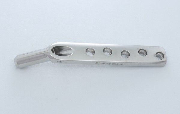 DHS Barrel Plate with Round Hole 150°- Long 